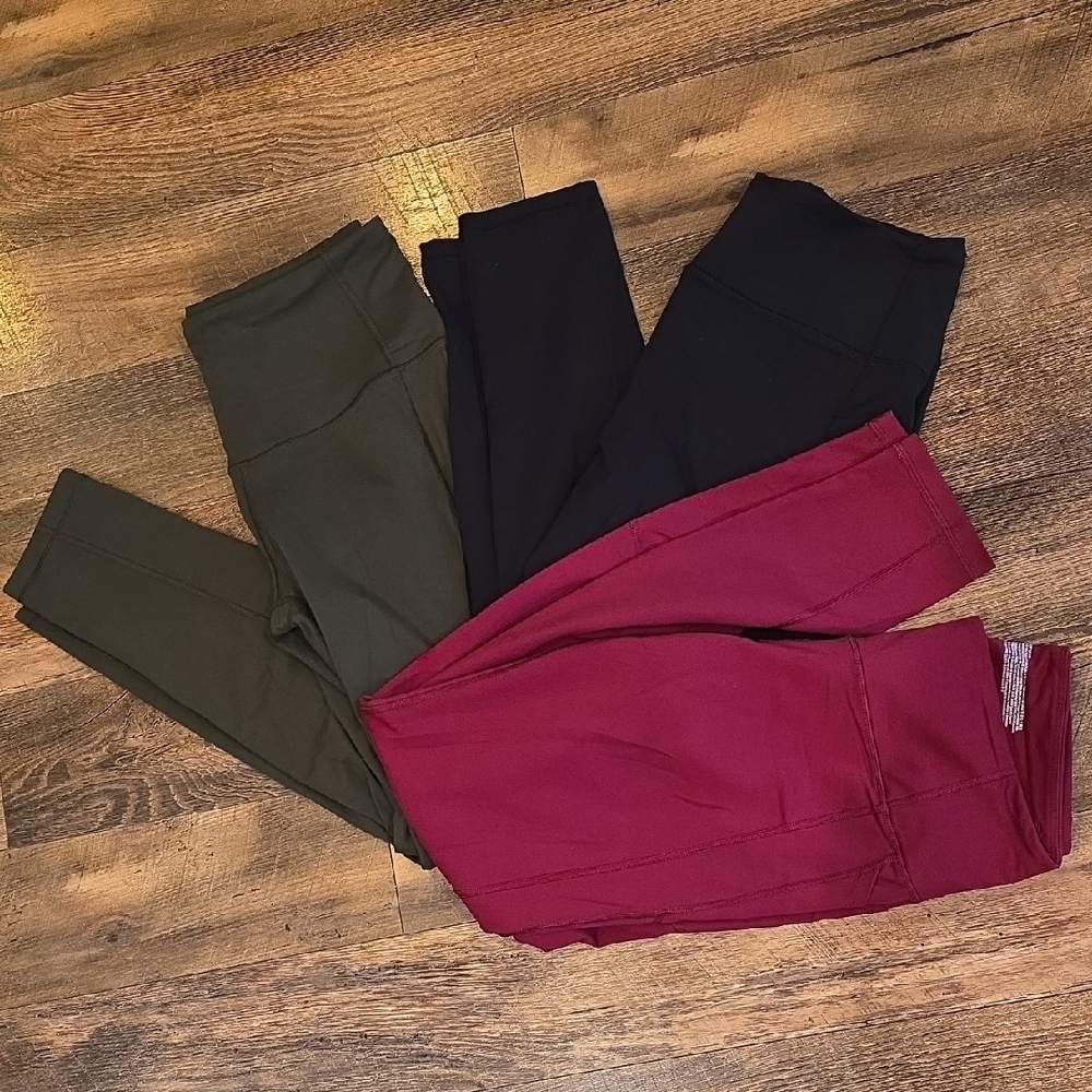 Lot Of 3 Victoria's Secret Sport Leggings / Knockout Tight